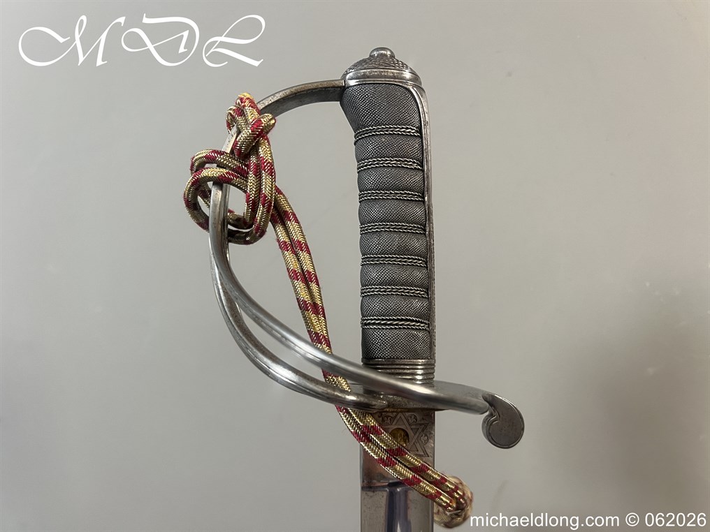 Victorian 11th Hussars Officers Sword by Wilkinson - Image 9