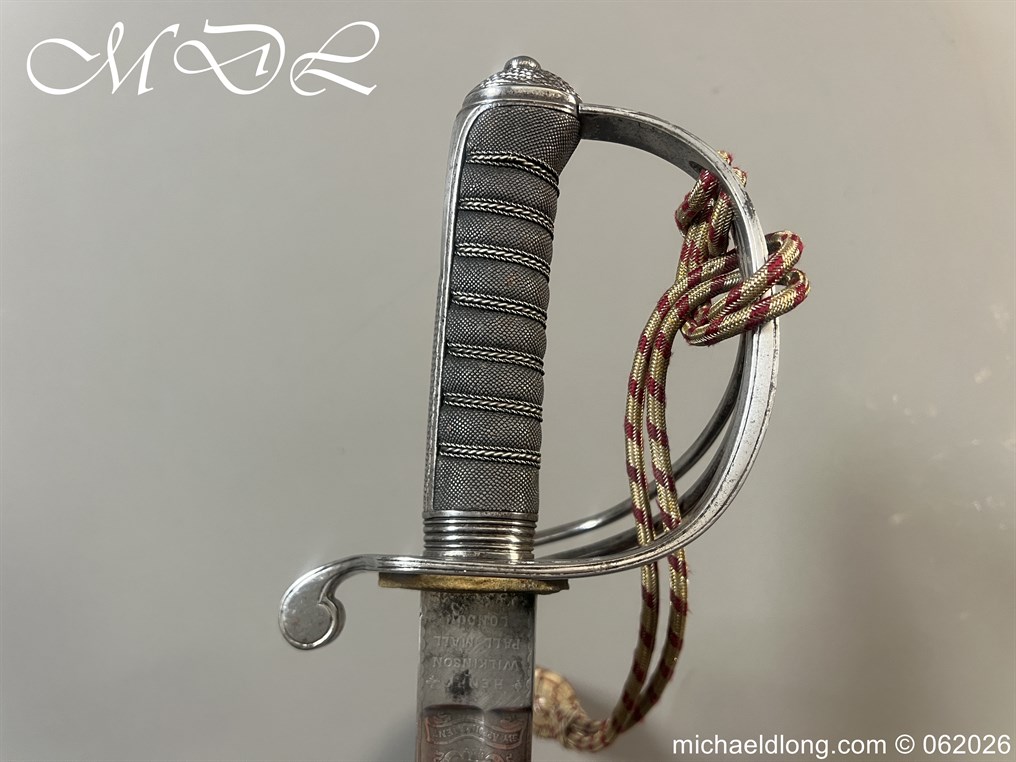 Victorian 11th Hussars Officers Sword by Wilkinson - Image 6