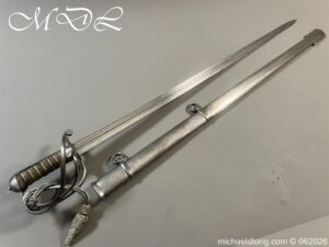 British Victorian 1821 Officers Sword with Family Blade