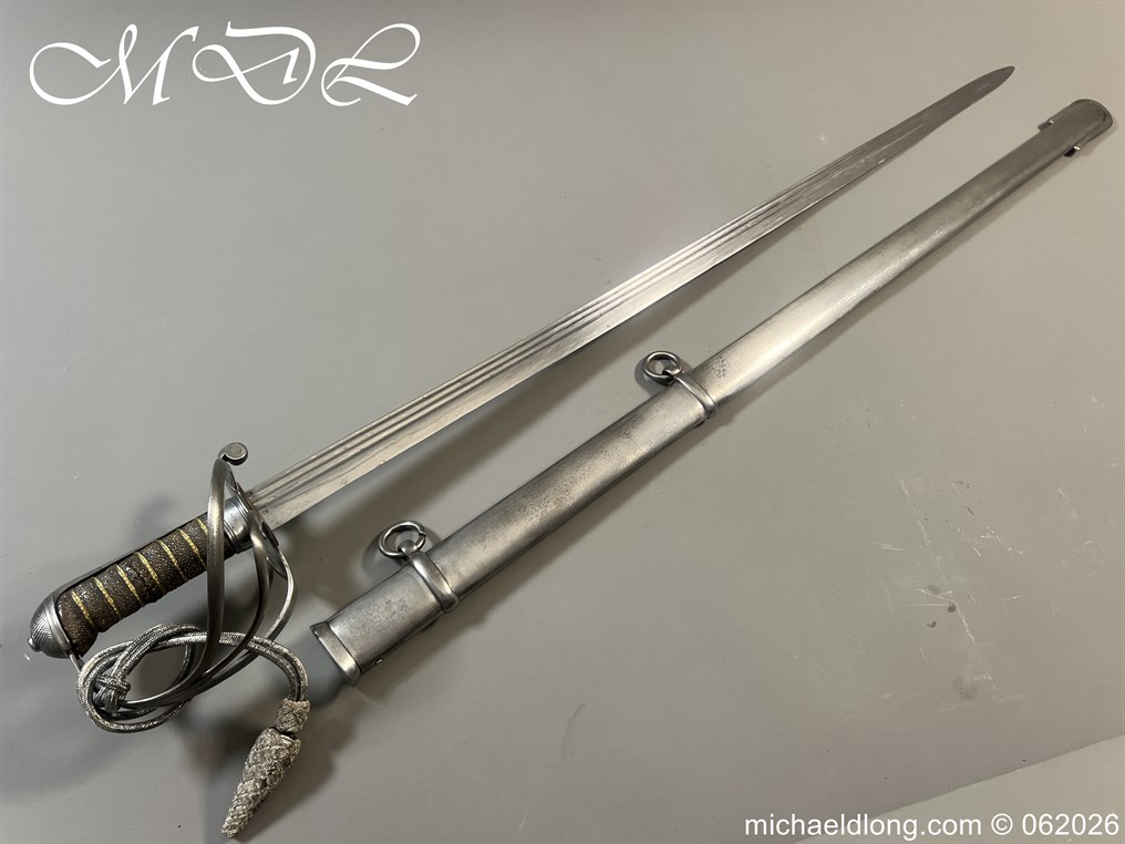 British Victorian 1821 Officers Sword with Family Blade