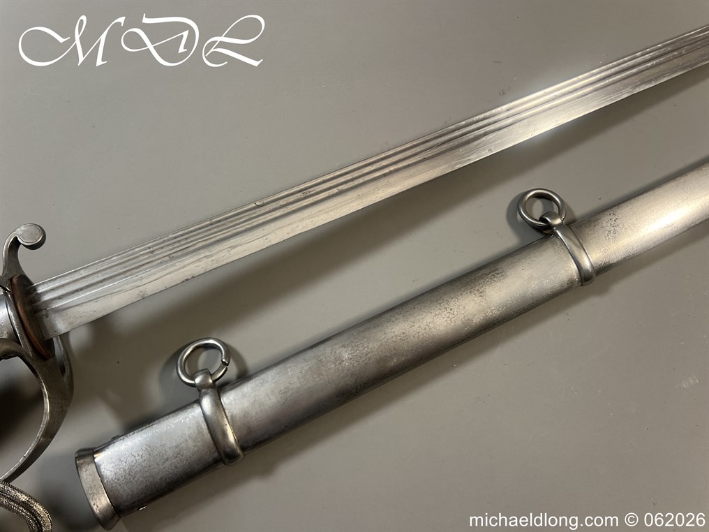 British Victorian 1821 Officers Sword with Family Blade - Image 31