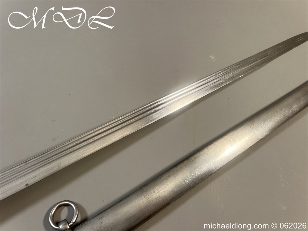 British Victorian 1821 Officers Sword with Family Blade - Image 30