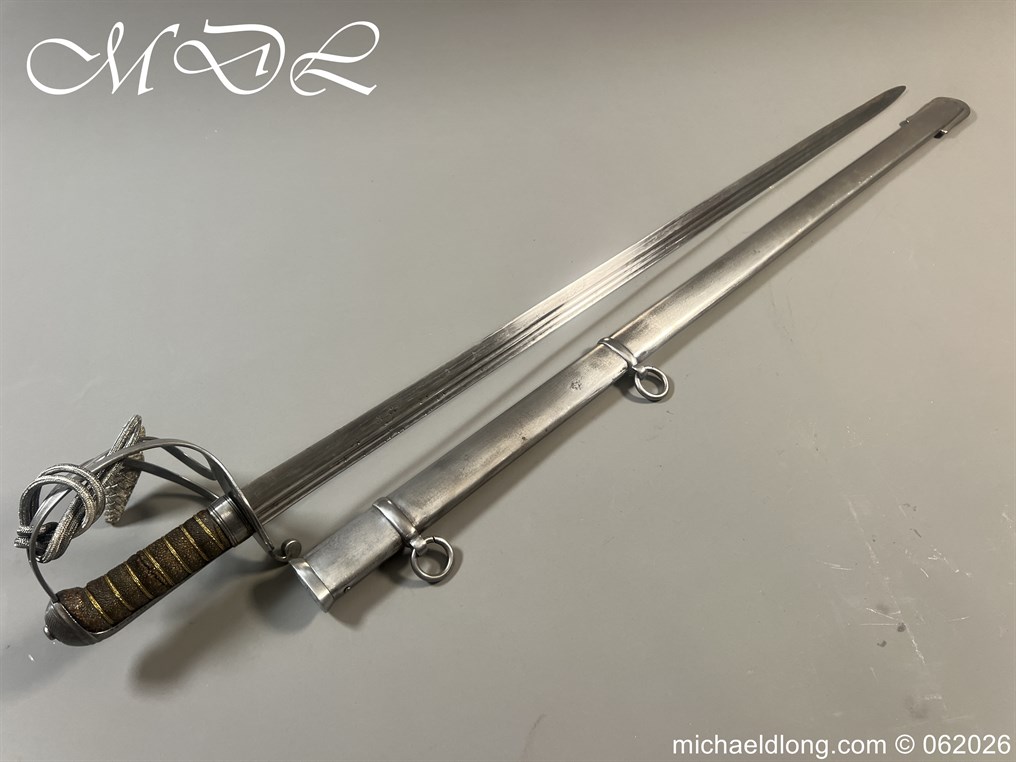 British Victorian 1821 Officers Sword with Family Blade - Image 28