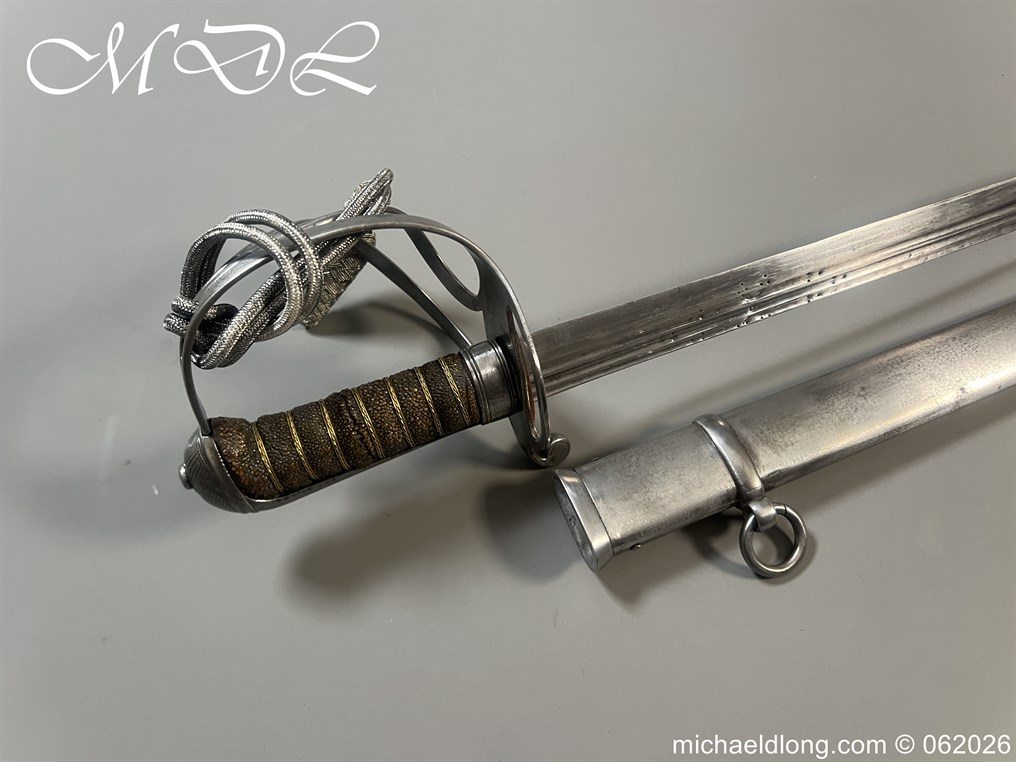 British Victorian 1821 Officers Sword with Family Blade - Image 27