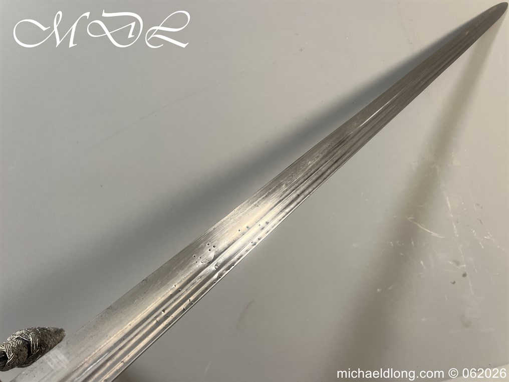 British Victorian 1821 Officers Sword with Family Blade - Image 18