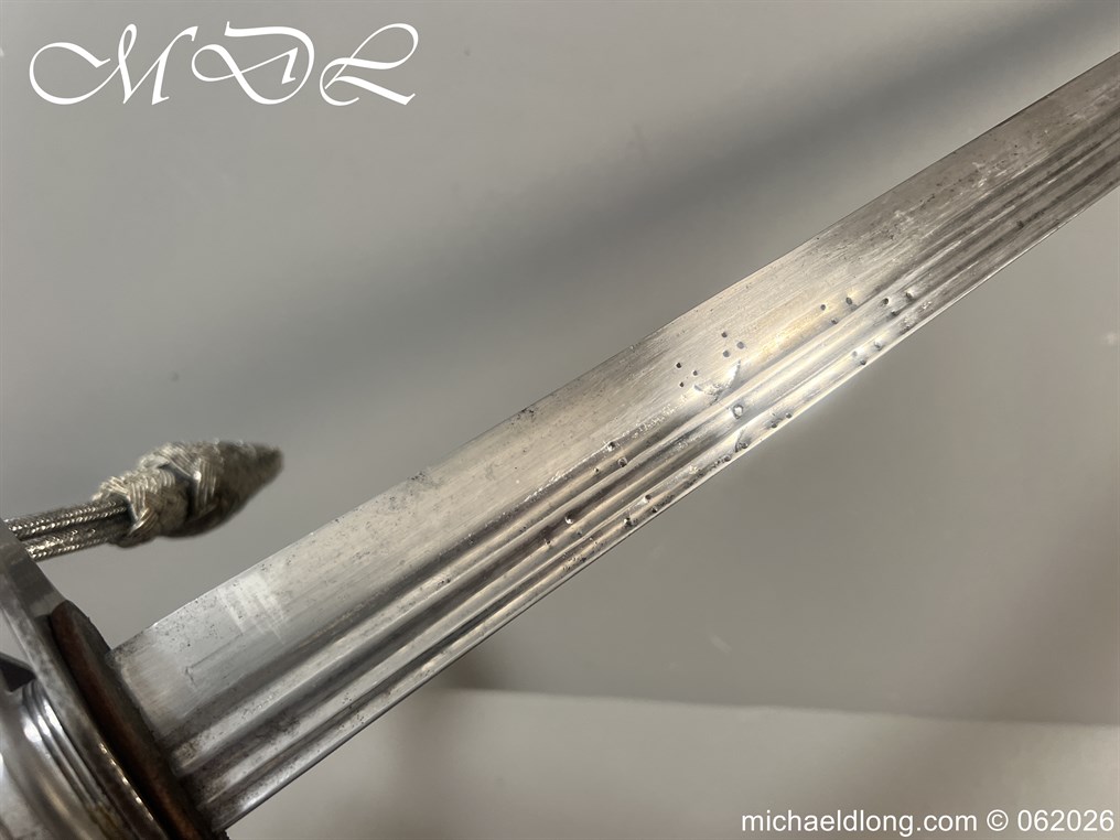 British Victorian 1821 Officers Sword with Family Blade - Image 17