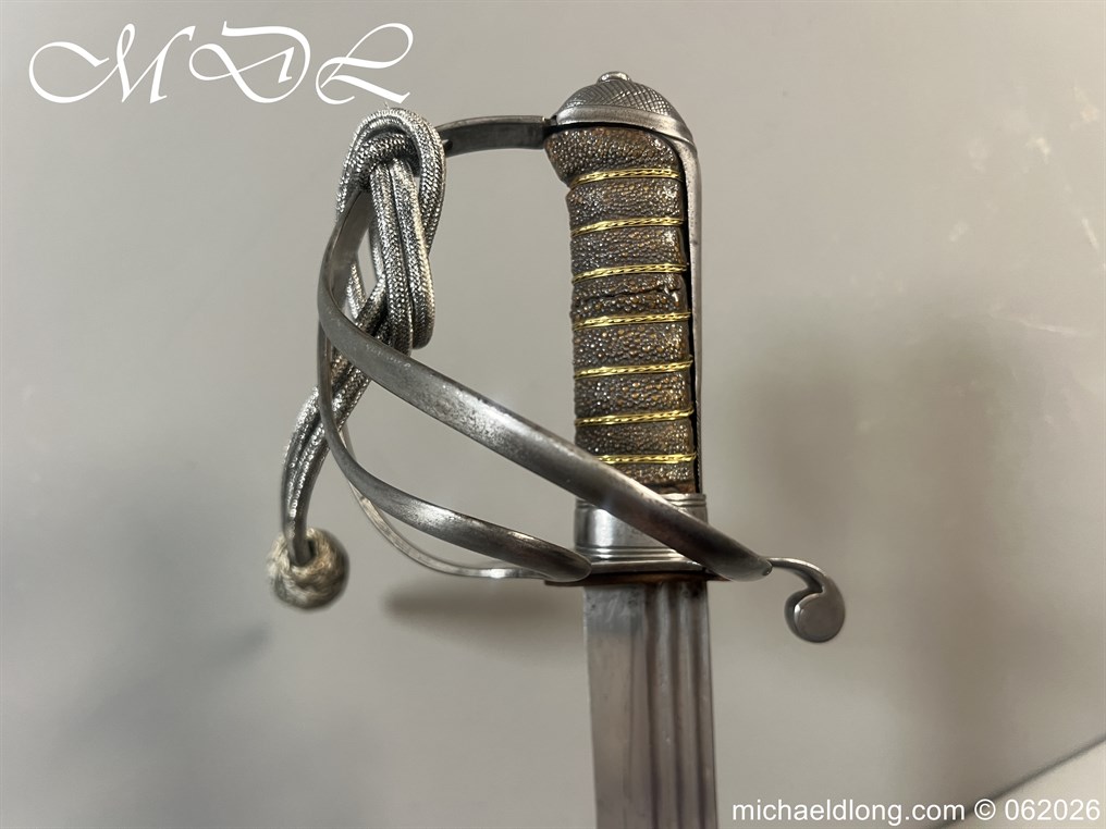 British Victorian 1821 Officers Sword with Family Blade - Image 13