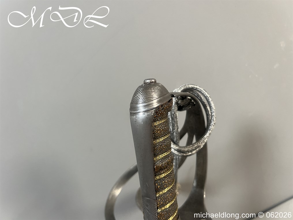 British Victorian 1821 Officers Sword with Family Blade - Image 7