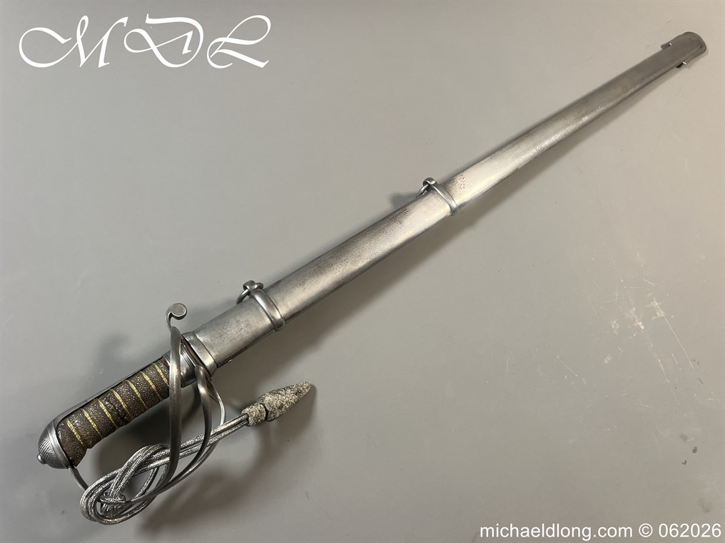 British Victorian 1821 Officers Sword with Family Blade