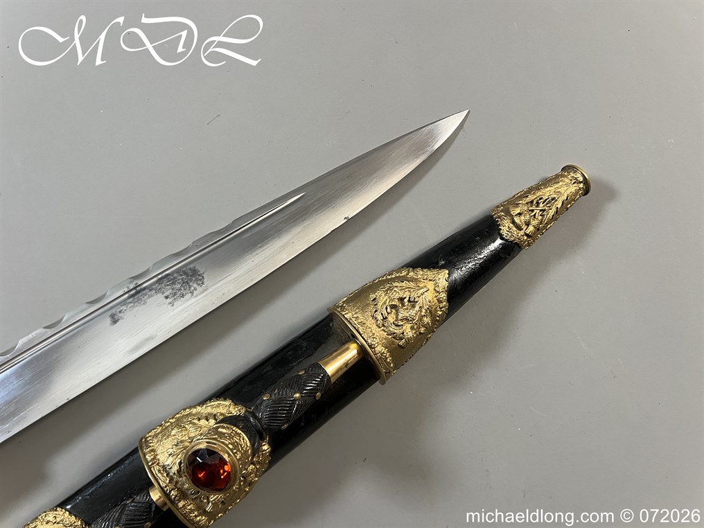 Edwardian Highland Light Infantry Officer’s Dirk - Image 28