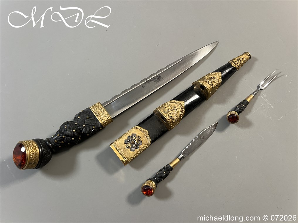 Edwardian Highland Light Infantry Officer’s Dirk - Image 27