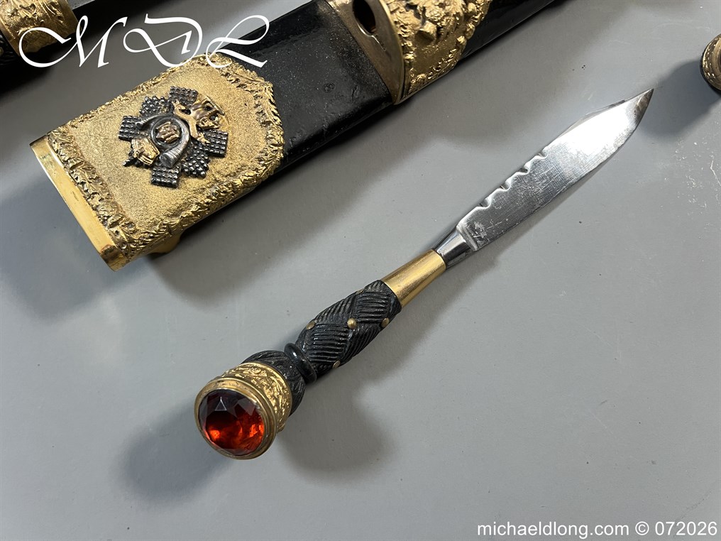 Edwardian Highland Light Infantry Officer’s Dirk - Image 26