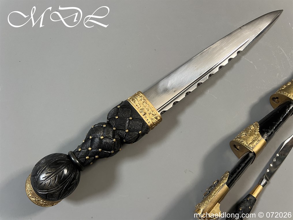 Edwardian Highland Light Infantry Officer’s Dirk - Image 24