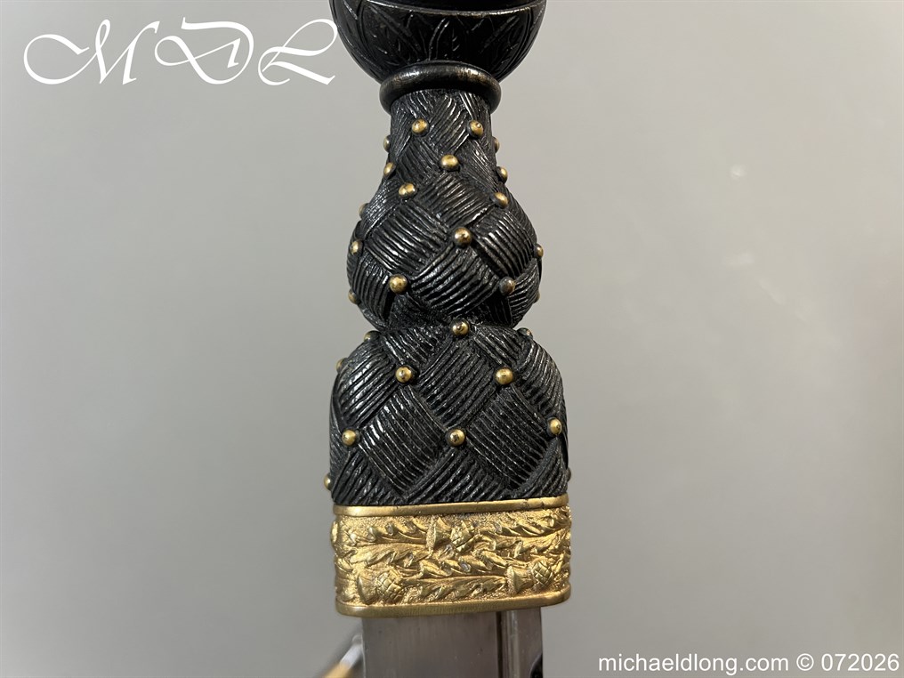 Edwardian Highland Light Infantry Officer’s Dirk - Image 15