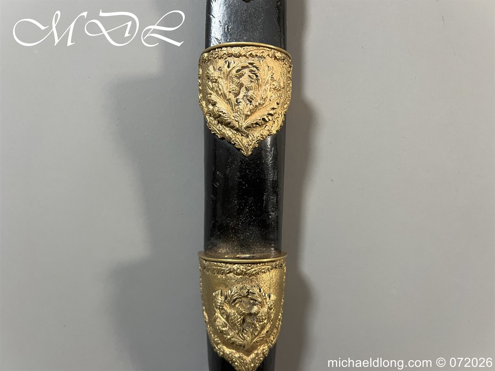 Edwardian Highland Light Infantry Officer’s Dirk - Image 5