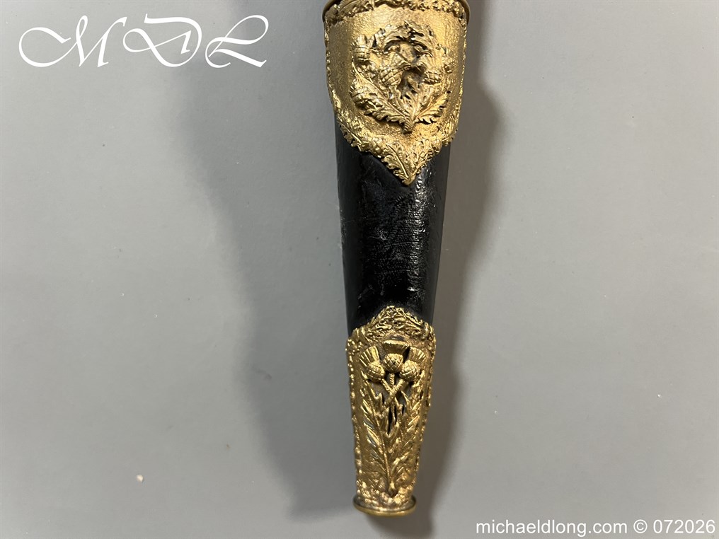 Edwardian Highland Light Infantry Officer’s Dirk - Image 4