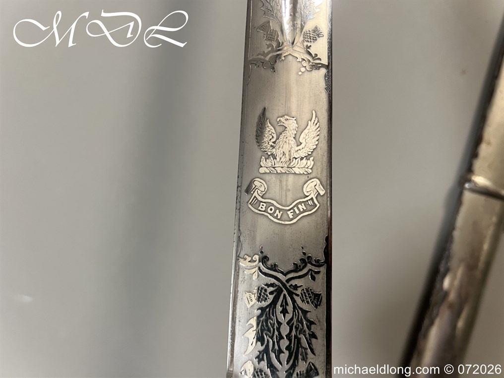Argyll and Sutherlands Highlander Basket Hilt Sword - Image 5