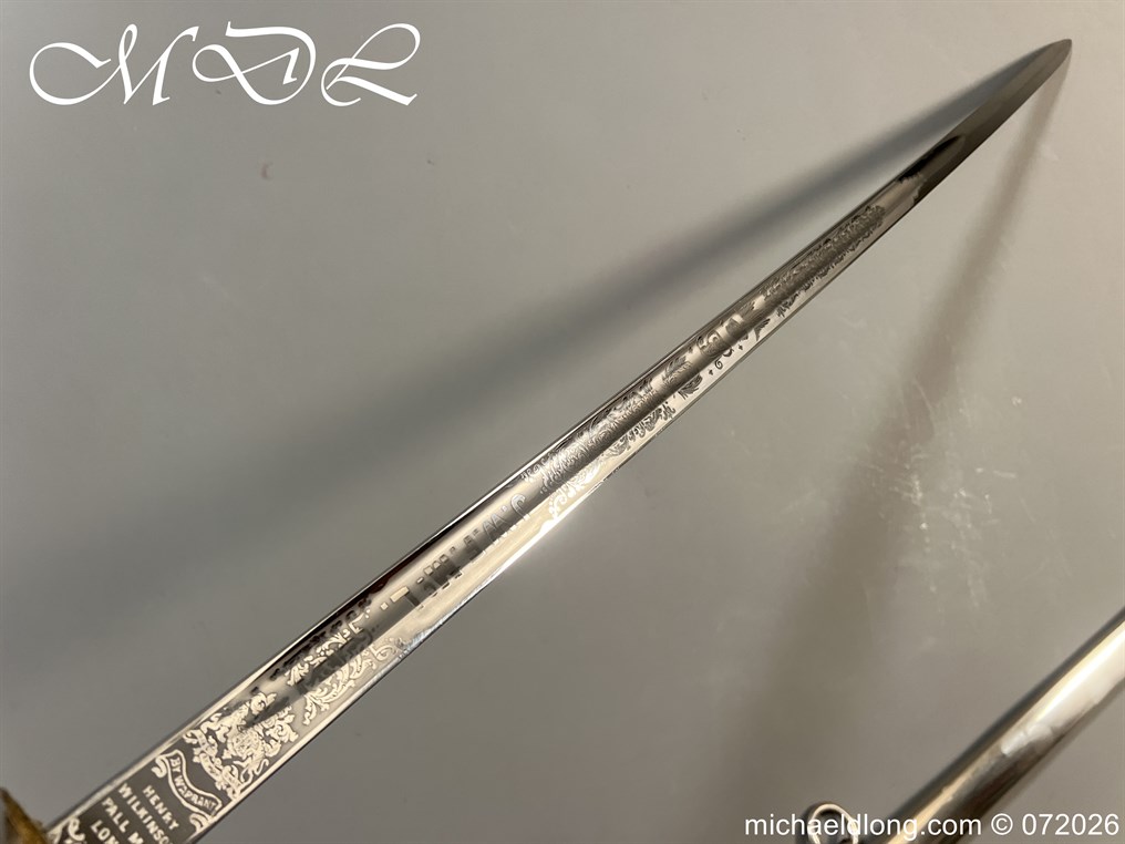 Queens Own Cameron Highlanders Field Officers Sword - Image 15