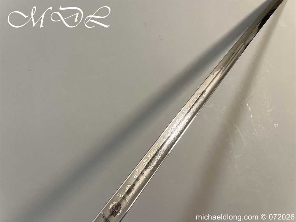 Queens Own Cameron Highlanders Field Officers Sword - Image 12