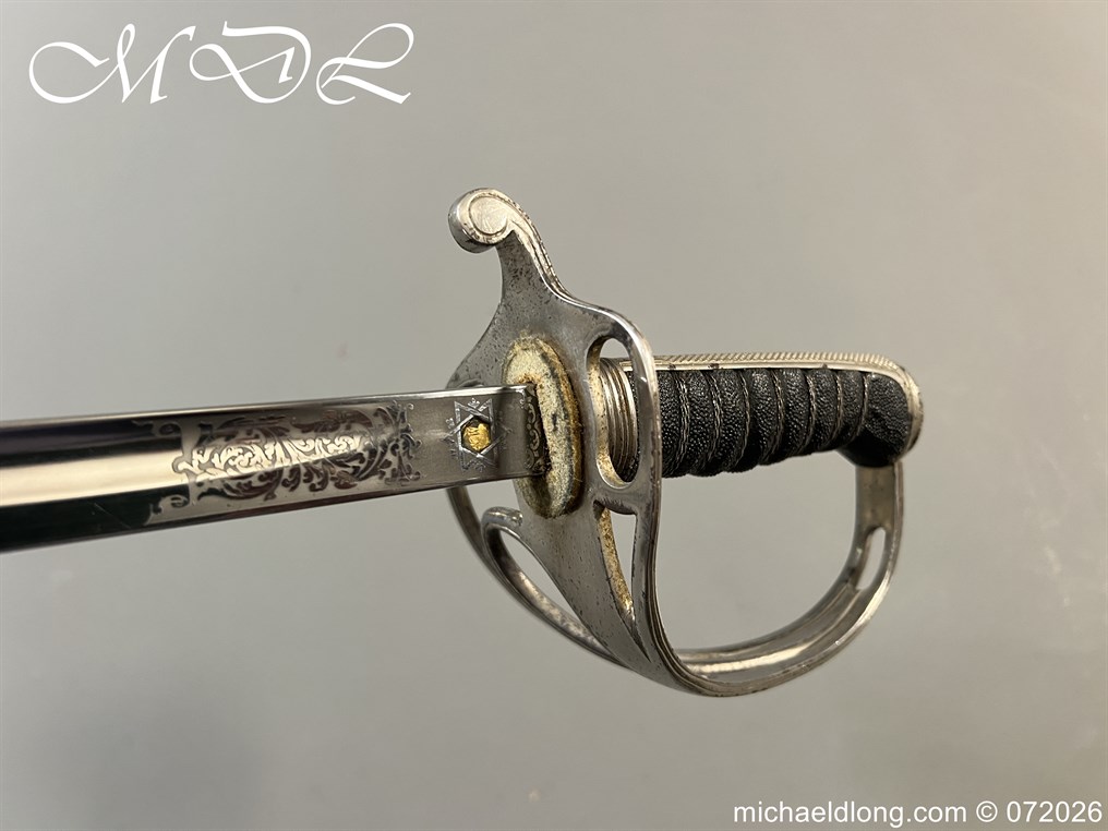 Queens Own Cameron Highlanders Field Officers Sword - Image 4