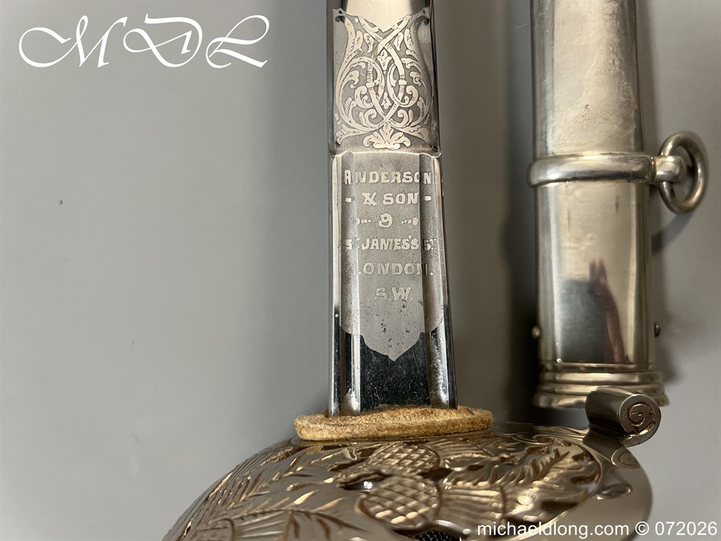 Kings Own Scottish Borderers Edward 7th Field Officers Sword - Image 19