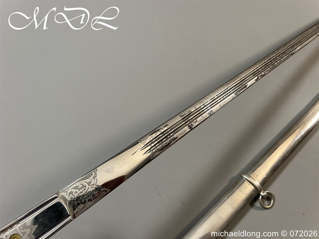 Kings Own Scottish Borderers Edward 7th Field Officers Sword - Image 14