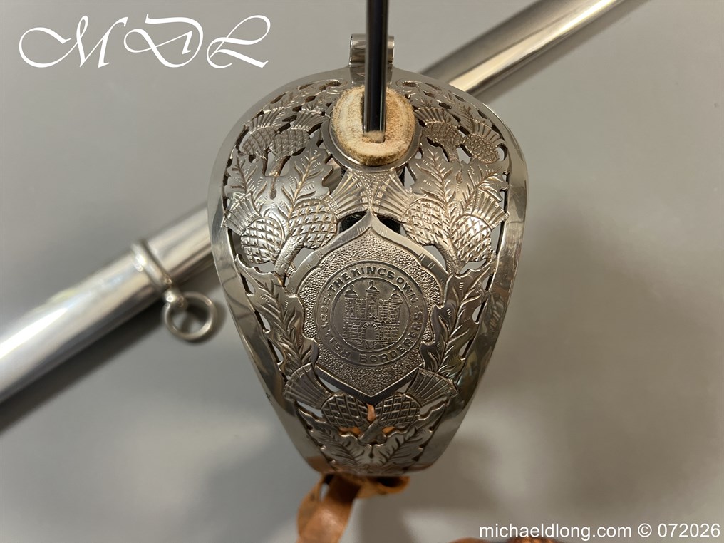 Kings Own Scottish Borderers Edward 7th Field Officers Sword - Image 13