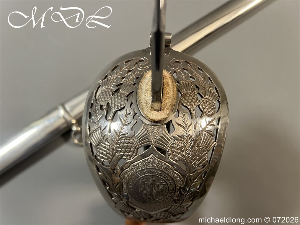 Kings Own Scottish Borderers Edward 7th Field Officers Sword - Image 12