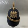 Victorian NCO Royal Engineers Blue Cloth Helmet