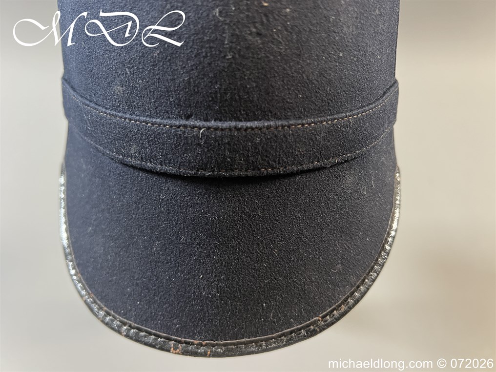 Victorian NCO Royal Engineers Blue Cloth Helmet - Image 9