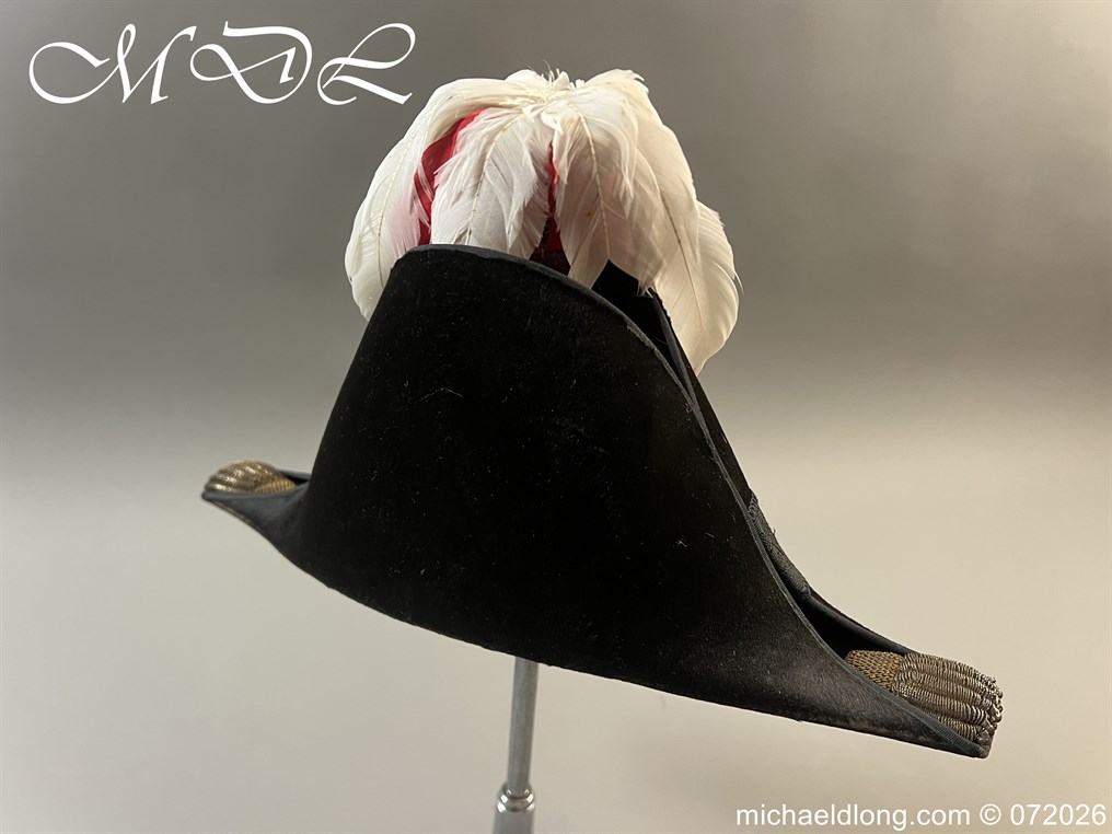 Victorian Royal Engineers Officers Bicorn Hat and Plume - Image 8
