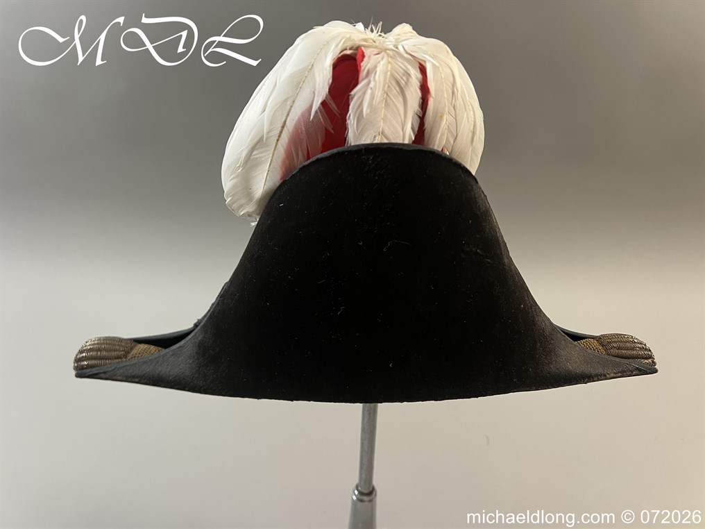 Victorian Royal Engineers Officers Bicorn Hat and Plume - Image 7