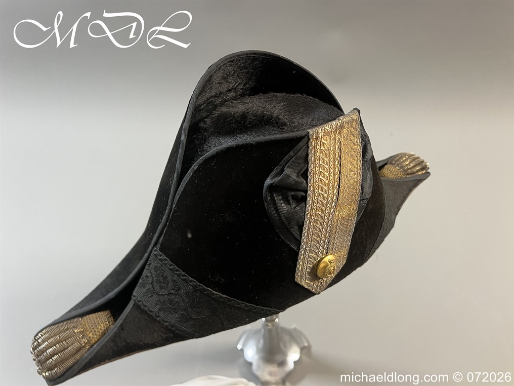 Victorian Royal Engineers Officers Bicorn Hat and Plume - Image 4