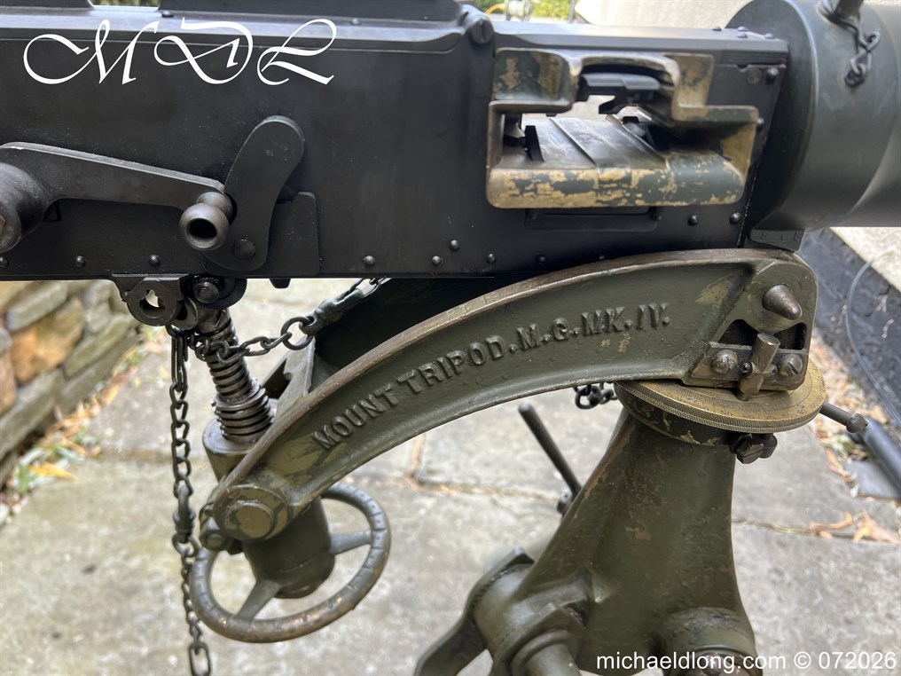 Deactivated WW2 Vickers Machine Gun and Mount - Image 19