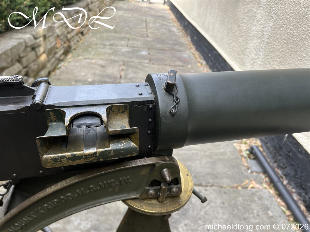 Deactivated WW2 Vickers Machine Gun and Mount - Image 18