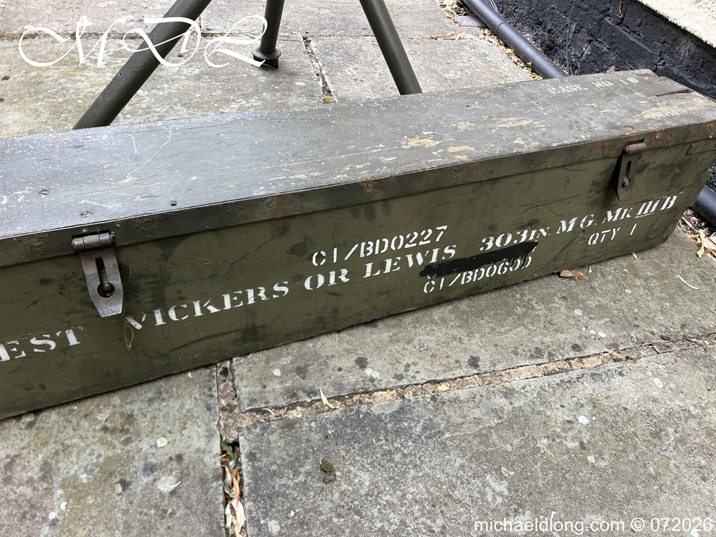 Deactivated WW2 Vickers Machine Gun and Mount - Image 15