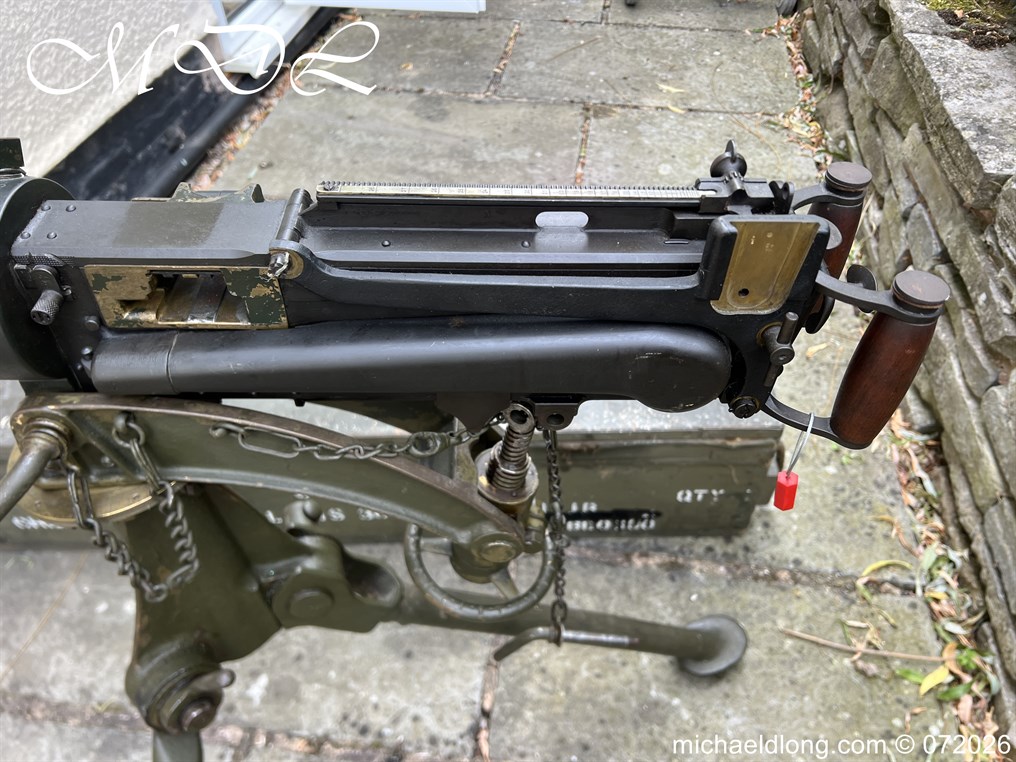 Deactivated WW2 Vickers Machine Gun and Mount - Image 12
