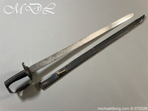 English 1804 Naval Cutlass and Scabbard