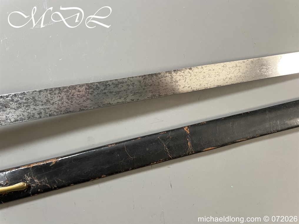 English 1804 Naval Cutlass and Scabbard - Image 29