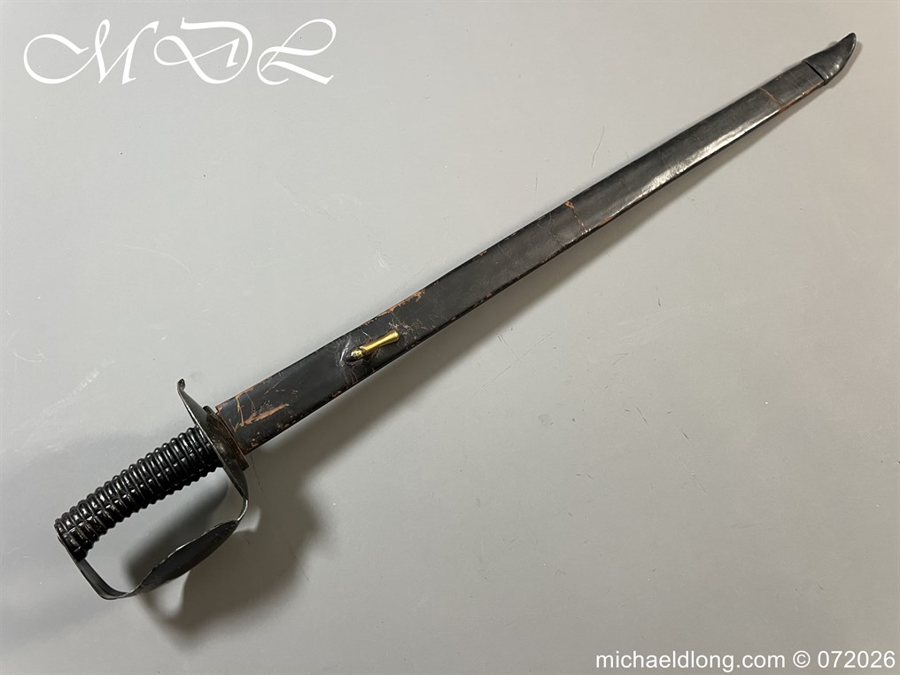 English 1804 Naval Cutlass and Scabbard