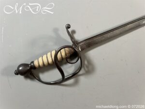 Alternative view of English Infantry Officers Sword c 1780