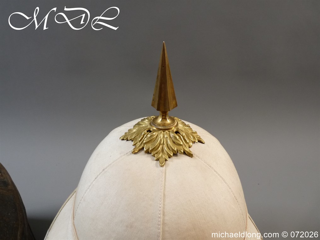 British Officers Full Dress Wolseley Helmet 1st The Queen's Bays - Image 18