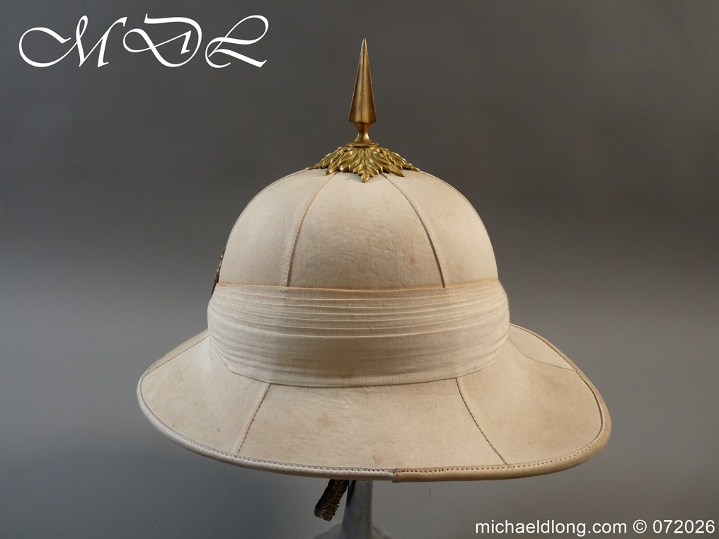 British Officers Full Dress Wolseley Helmet 1st The Queen's Bays - Image 14
