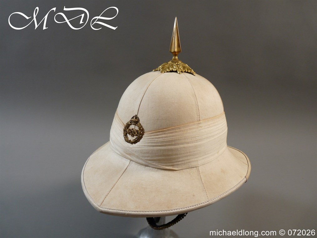 British Officers Full Dress Wolseley Helmet 1st The Queen's Bays - Image 13