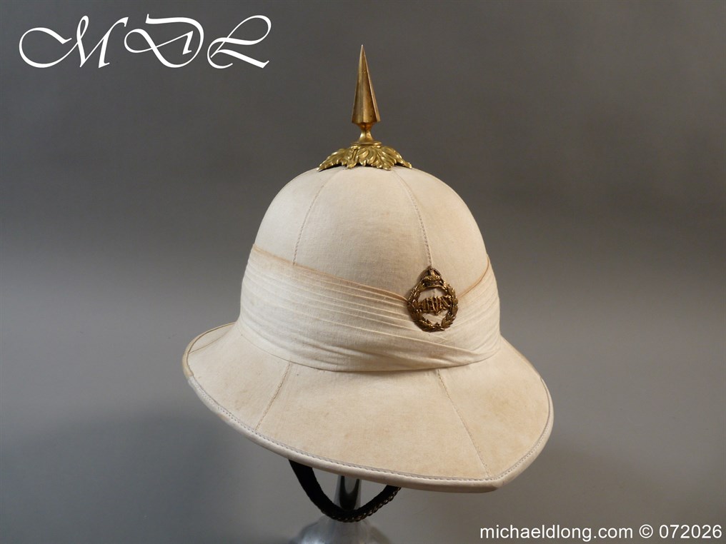British Officers Full Dress Wolseley Helmet 1st The Queen's Bays - Image 12