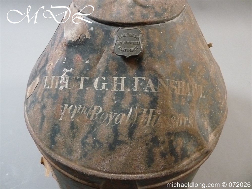 British Officers Full Dress Wolseley Helmet 1st The Queen's Bays - Image 9