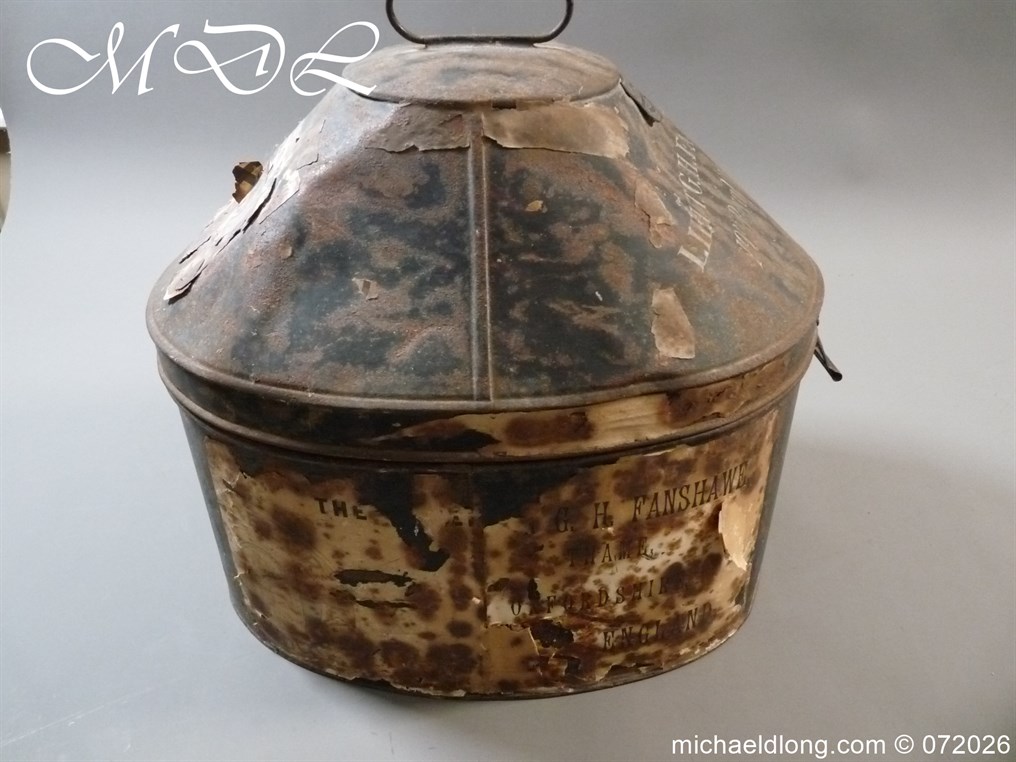 British Officers Full Dress Wolseley Helmet 1st The Queen's Bays - Image 8