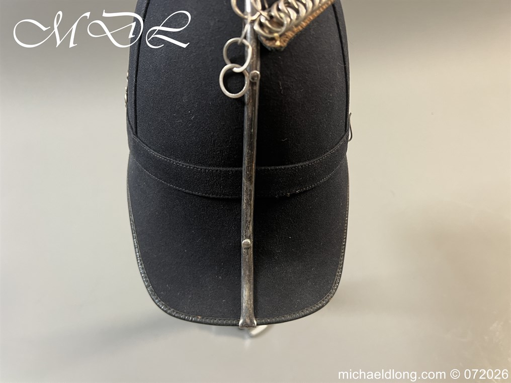 Victorian 1st Sussex Engineers Officers Blue Cloth Helmet - Image 6