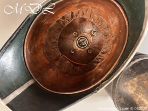 Victorian Bristol 2nd Gloster - Gloucestershire Engineers Officers Blue Cloth Helmet