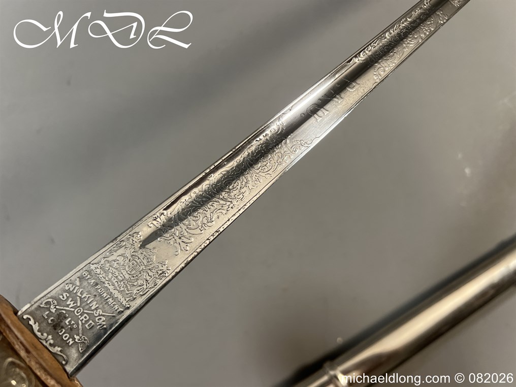 British George 5th 1912 Officers Sword by Wilkinson - Image 17